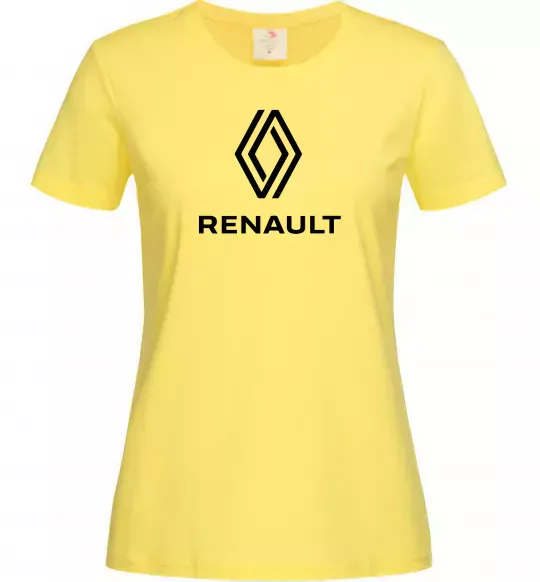 Женская футболка Renault Лимонный фото