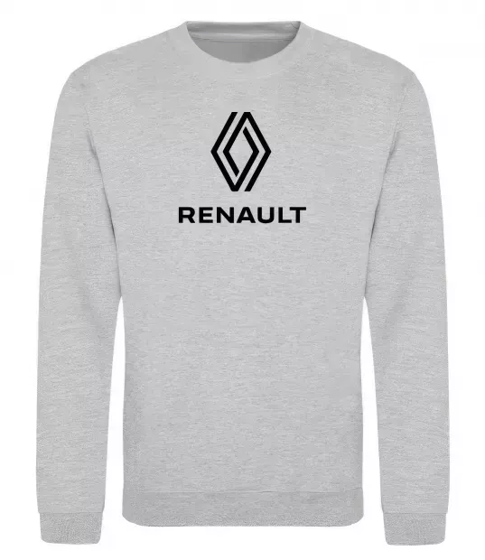 Свитшот Renault Серый меланж фото