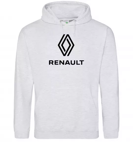 Женская толстовка (худи) Renault Серый меланж фото