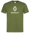 Мужская футболка Renault Оливковый фото