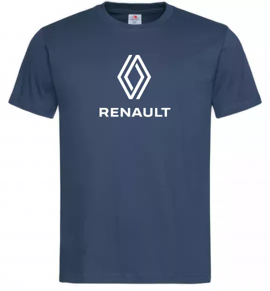 Мужская футболка Renault Темно-синий фото