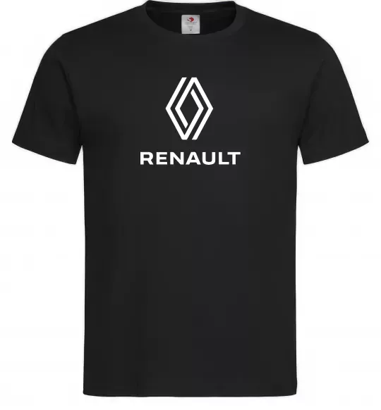 Мужская футболка Renault Черный фото