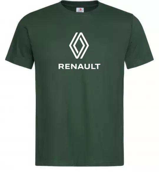Мужская футболка Renault Темно-зеленый фото