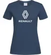 Женская футболка Renault Темно-синий фото