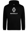 Мужская толстовка (худи) Renault Черный фото