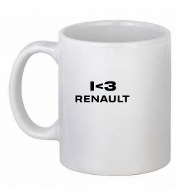 Чашка керамическая I <3 Renault
