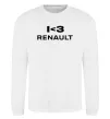 Свитшот I <3 Renault Белый фото