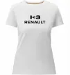 Женская премиум футболка I <3 Renault Белый фото