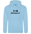 Чоловіча толстовка (худі) I <3 Renault Блакитний фото