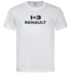 Мужская футболка I <3 Renault Белый фото