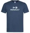 Мужская футболка I <3 Renault Темно-синий фото