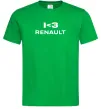 Мужская футболка I <3 Renault Зеленый фото