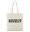 Эко-сумка Need cash for Renault Бежевый Эко-сумка Need cash for Renault Бежевый фото