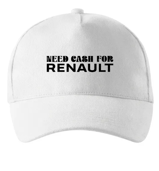 Кепка Need cash for Renault Белый фото