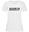 Женская футболка Need cash for Renault Белый фото
