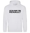 Женская толстовка (худи) Need cash for Renault Серый меланж фото