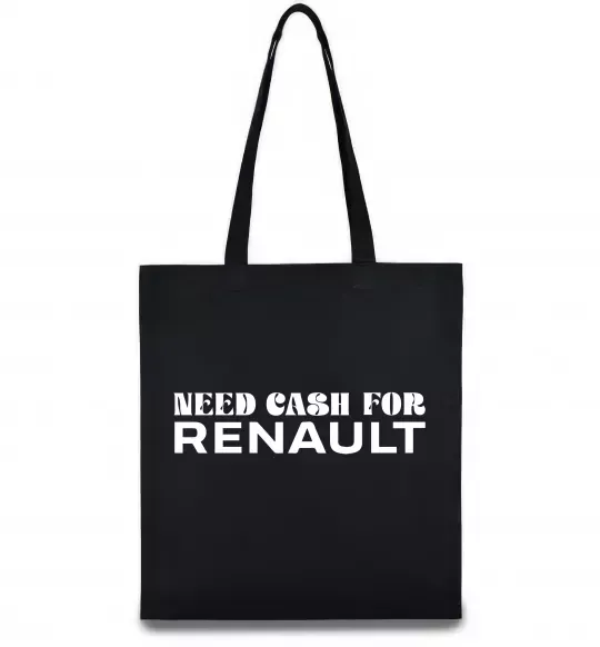 Эко-сумка Need cash for Renault Черный фото