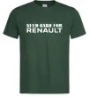 Мужская футболка Need cash for Renault Темно-зеленый фото