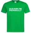 Мужская футболка Need cash for Renault Зеленый фото