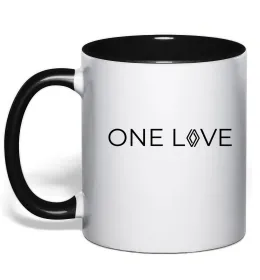 Чашка с цветной ручкой