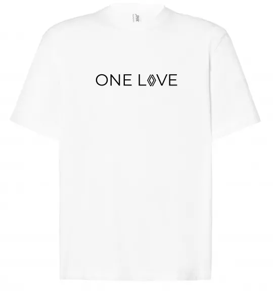 Футболка Оверсайз Renault one love Білий фото