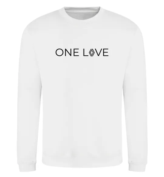 Свитшот Renault one love Белый фото