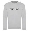 Свитшот Renault one love Серый меланж фото