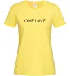 Женская футболка Renault one love Лимонный фото