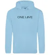 Женская толстовка (худи) Renault one love Голубой фото