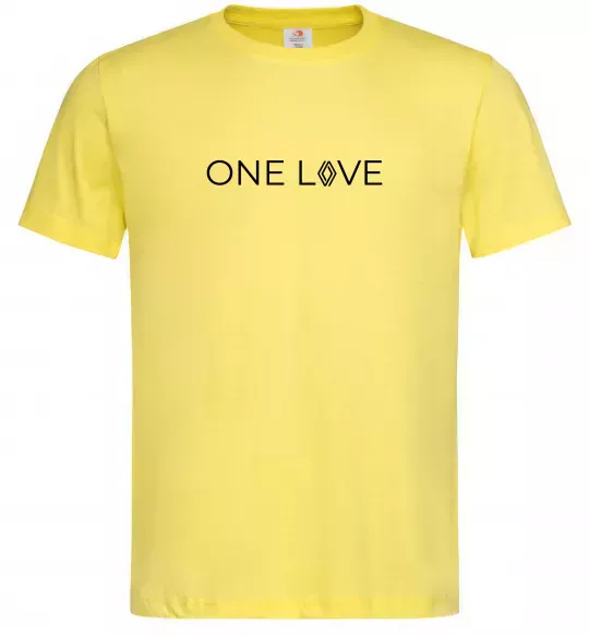Чоловіча футболка Renault one love Лимонний фото