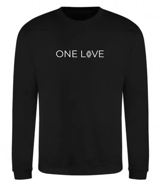 Світшот Renault one love Чорний фото