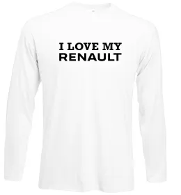 Лонгслив Boss renault Белый фото