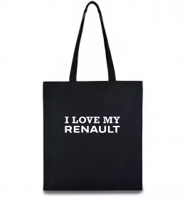 Эко-сумка Need cash for Renault Черный фото Эко-сумка Need cash for Renault Черный фото