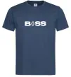 Мужская футболка Boss renault Темно-синий фото