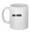 Чашка керамическая Boss renault Белый фото