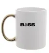 Чашка з кольоровою ручкою Boss renault Золото фото