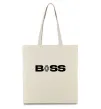 Эко-сумка Boss renault Бежевый фото
