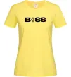 Женская футболка Boss renault Лимонный фото