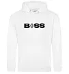 Женская толстовка (худи) Boss renault Белый фото