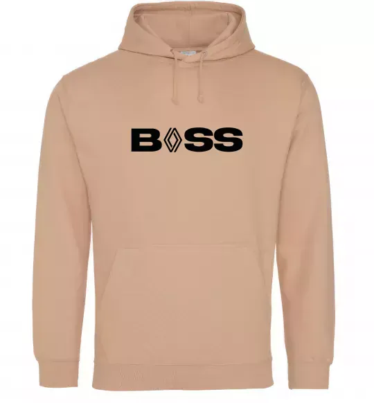 Женская толстовка (худи) Boss renault Песочный фото
