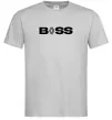 Мужская футболка Boss renault Серый фото