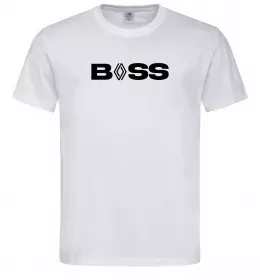 Мужская футболка Boss renault Белый фото