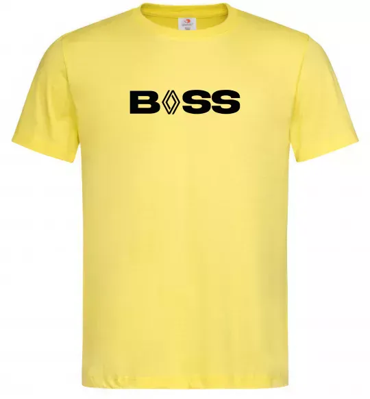 Мужская футболка Boss renault Лимонный фото