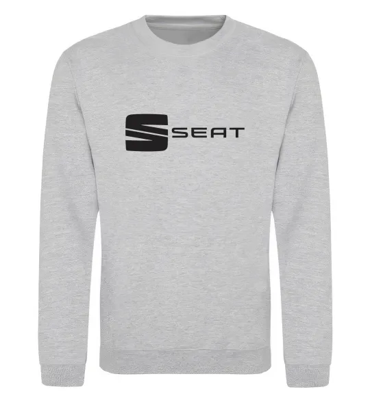 Свитшот Seat Серый меланж фото