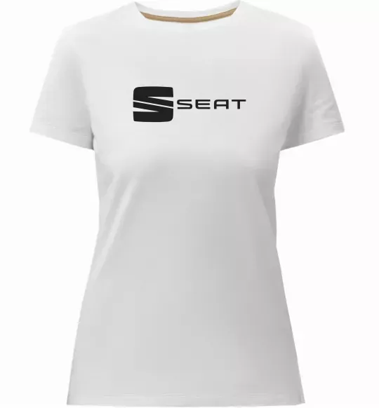 Жіноча преміум футболка Seat Білий фото