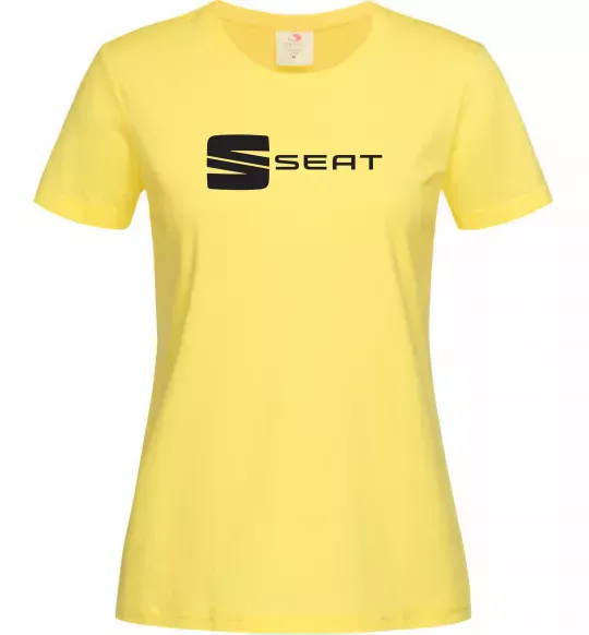 Женская футболка Seat Лимонный фото