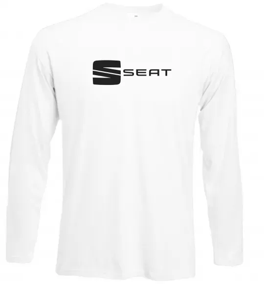 Лонгслив Seat Белый фото