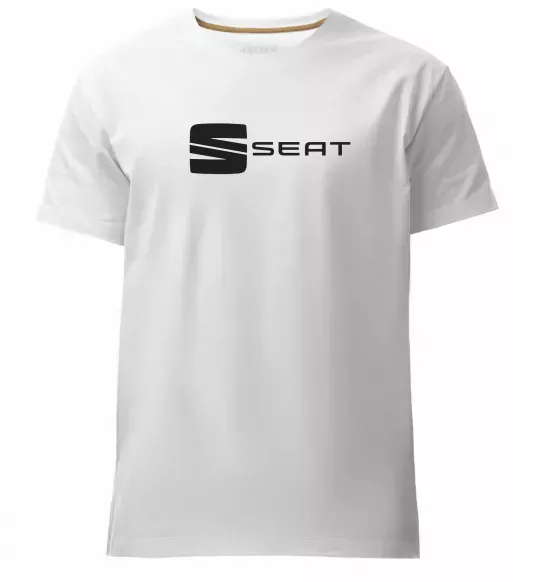 Чоловіча преміум футболка Seat Білий фото