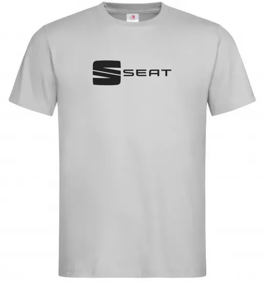 Мужская футболка Seat Серый фото