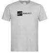 Мужская футболка Seat Серый фото